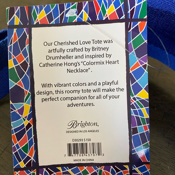 Brighton Cherished Love Heart Britney Drumheller tote New With Tags 2024 - Picture 11 of 12